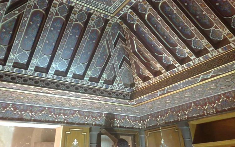 Celestial Mosaic Ceiling