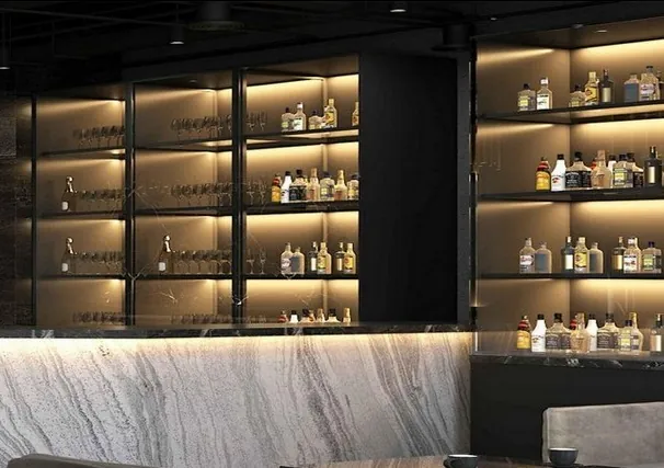 Backlit Brew Lounge