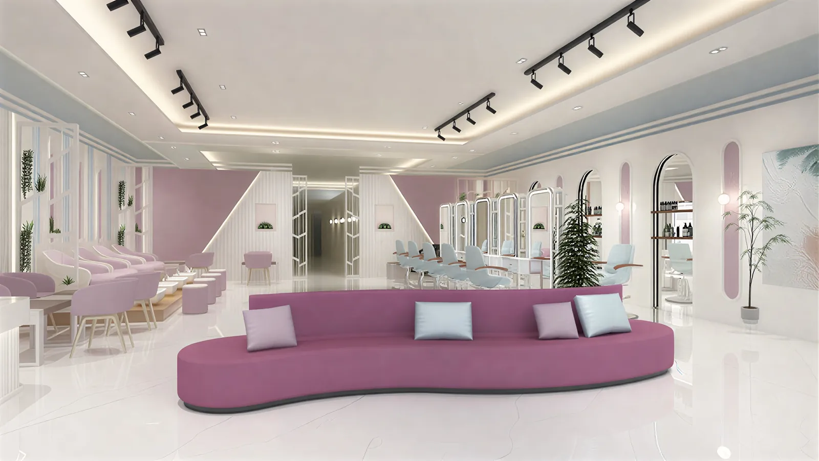 Pastel Luxe Salon