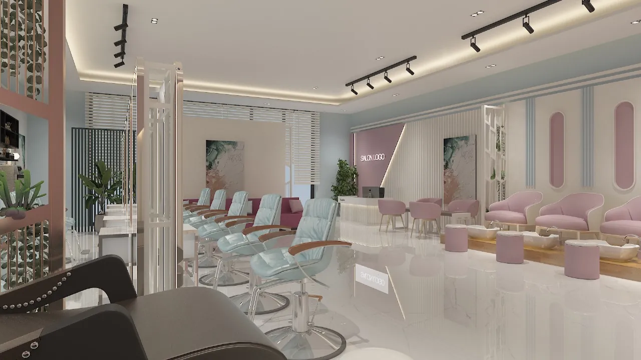 Pastel Serenity Salon