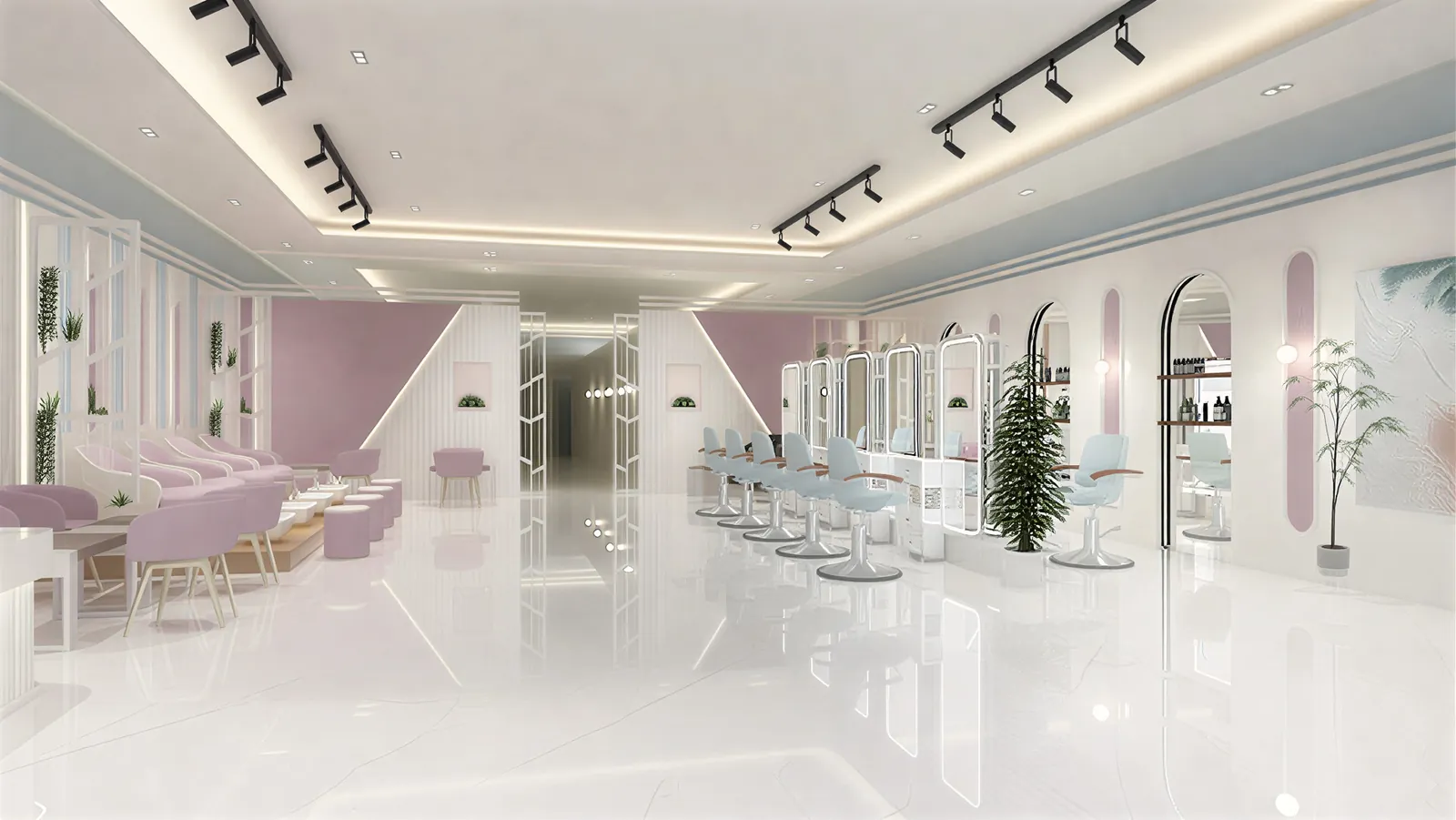 Pastel Retreat Salon