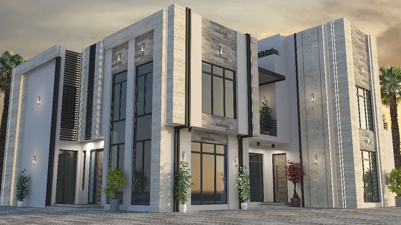 Marble-Accented Residence