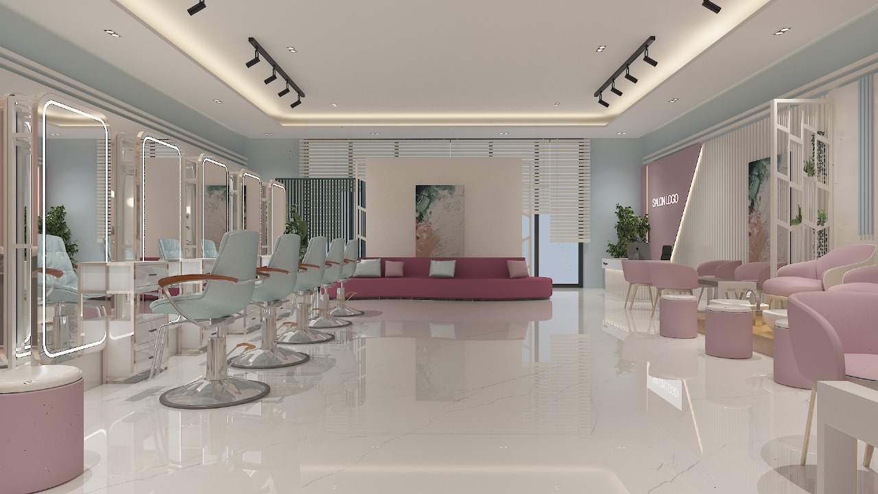 Pastel Serenity Salon