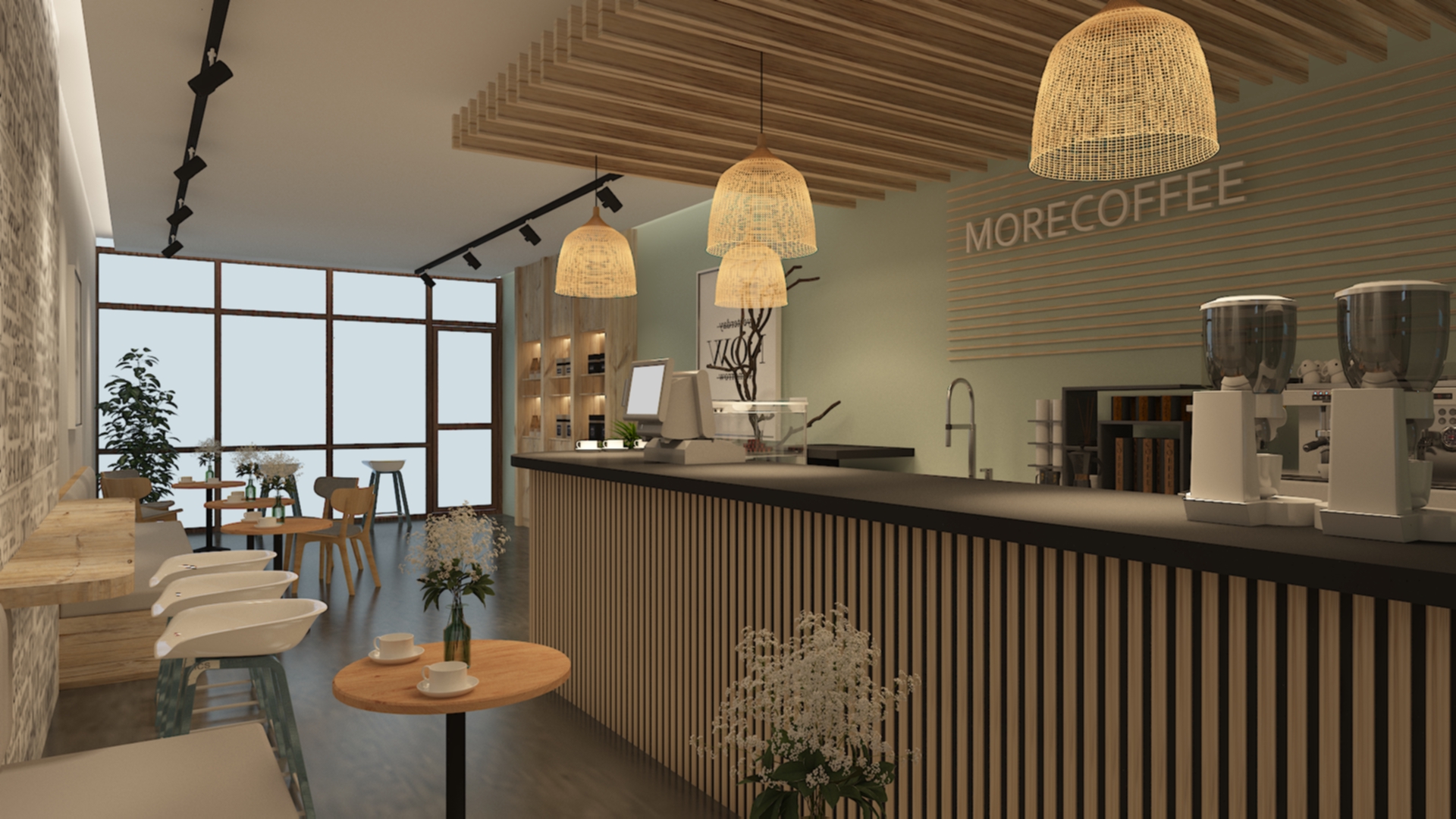 Tranquil Pastel Salon