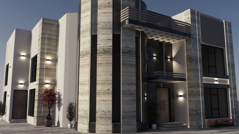 Cylindrical Corner Residence