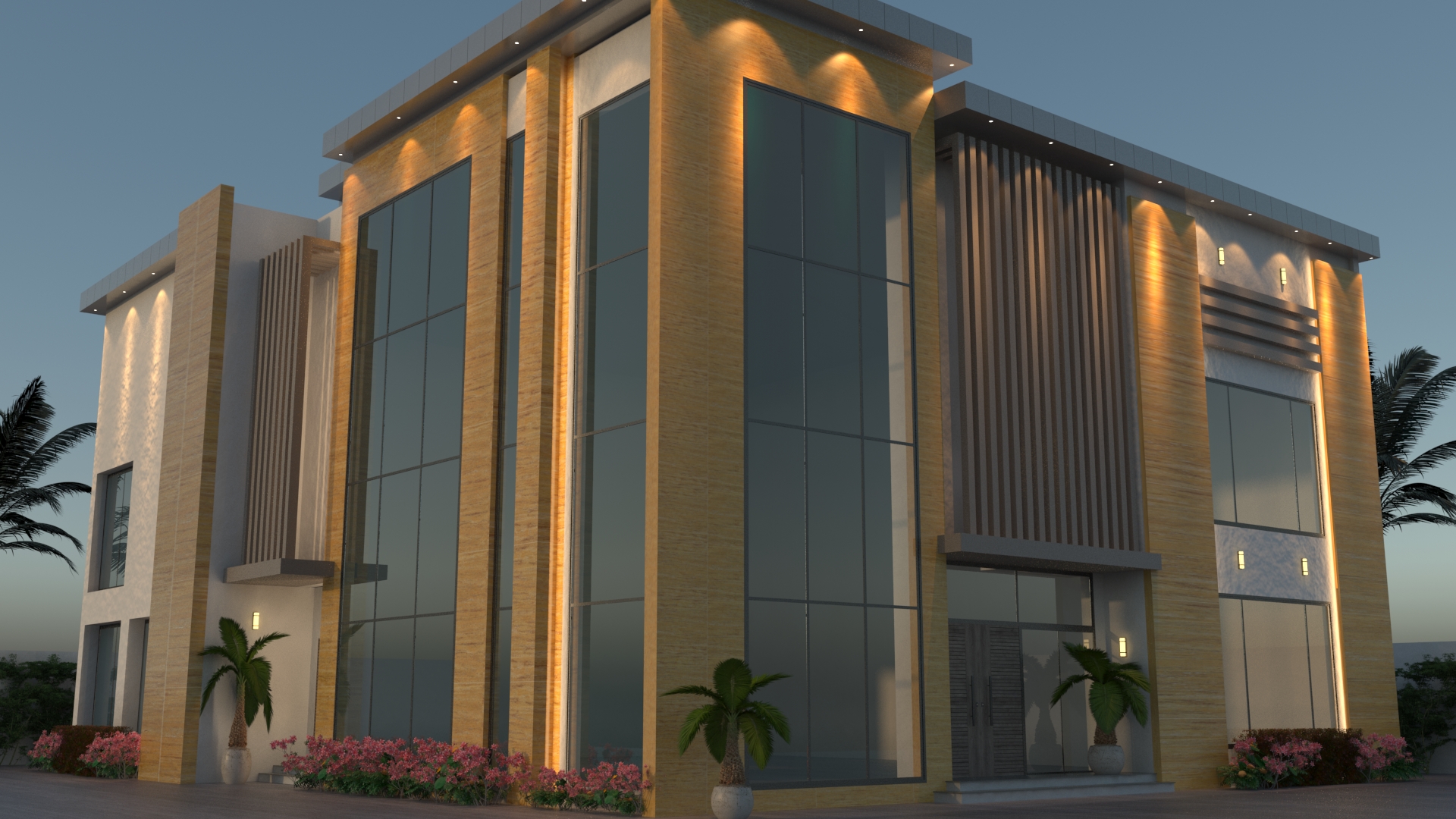 Glass and Slat Residence