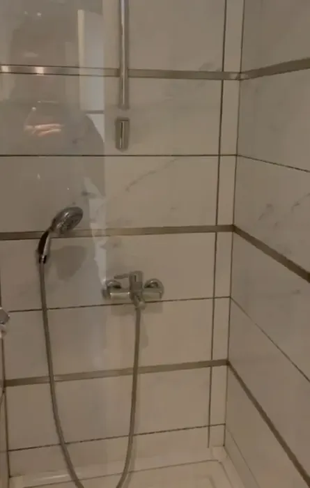 Sleek Marble Shower